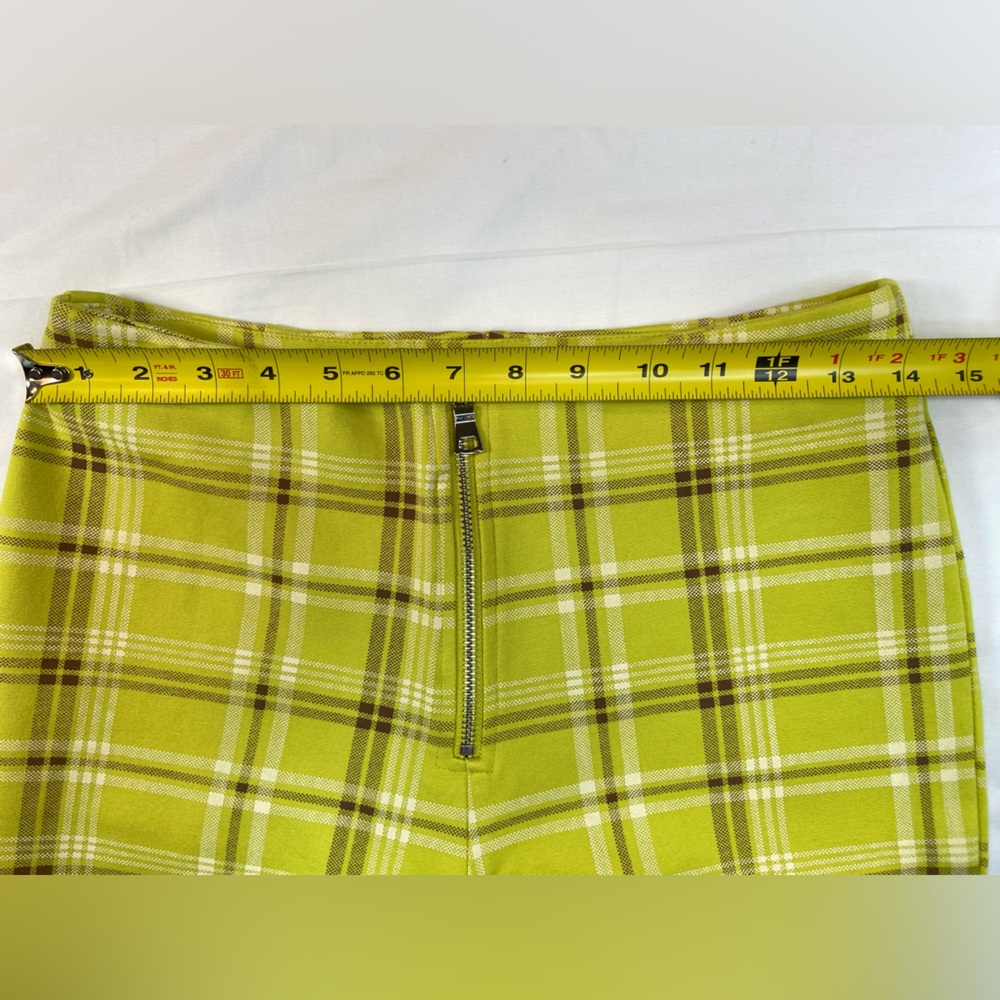 I.Am.Gia pants Polaris High Rise Plaid Pant‎ Zip Front Size Medium - Picture 6 of 16
